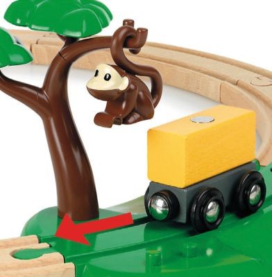 BRIO Safari Bahn Set Поезд сафари