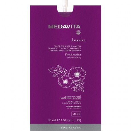 Medavita Silver Color Enricher Shampoo  Обогащающий шампунь Silver Color
