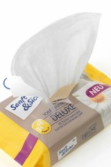 Sanft&amp;Sicher Feuchtes Toilettenpapier Deluxe Kamille Nachfüllpack Влажная Туалетная бумага Deluxe Ромашка Запасная упаковка, 50 шт