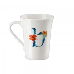 Hutschenreuther Hutschenreuther Flower Alphabet Becher mit Henkel B-Begonia 0,40 L Кружка Hutschenreuther Flower Alphabet с ручкой B-Begonia 0,40 л