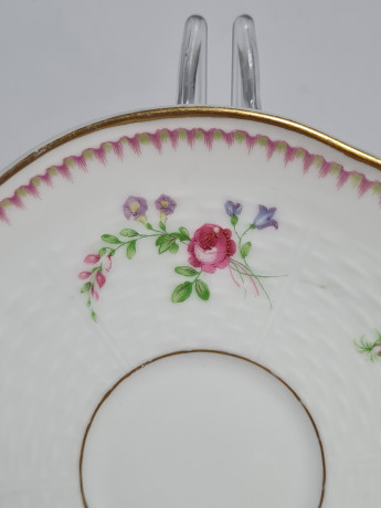 Набор для чая винтажный: чайники Schrinding Bavaria / Коллекция "Hannelore" и чайная пара Parrier Fils Paris, фарфор, Германия, 1970-80гг.