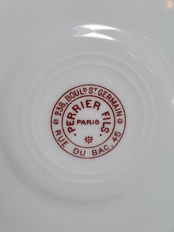 Набор для чая винтажный: чайники Schrinding Bavaria / Коллекция "Hannelore" и чайная пара Parrier Fils Paris, фарфор, Германия, 1970-80гг.