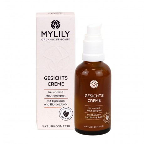 MYLILY Gesichtscreme fur unreine Haut mit Hyaluron 50ml Крем для лица для нечистой кожи с гиалуроном 50мл