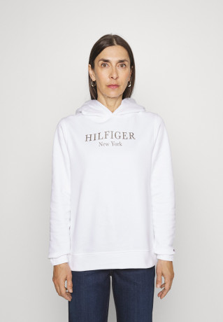 Tommy Hilfiger HOODIE Sweatshirt optic white ХУДИ Свитер оптический белый