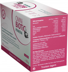 OMNI-BIOTIC Panda 30st, Пробиотик Омни-биотик Панда для беременных женщин и детей с рождения, 4 штамма полезных бактерий, 30 штук х 3г