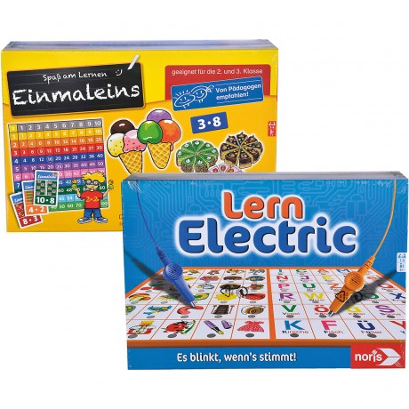 Noris Lernspiel-Bundle Einmaleins  Lern-Electric Набор обучающих таблиц умножения Educational Electric