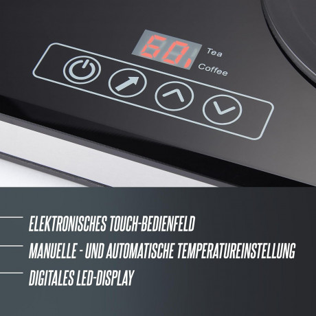 Heinrich?s Heinrich?s Wasser-/Teekocher HTS 7951, 2200,00 W, Wasserkocher Teebereiter Kaffeebereiter 2200 W Кофеварка/чайник Heinrich HTS 7951, 2200,00 Вт, чайник, чайник, кофеварка 2200 Вт
