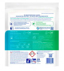 Dr. Beckmann Magic Leaves Waschmittelblatter Universal Fruhlingsfrisch, Листы для стирки универсальные для белого и цветного белья со свежим ароматом, 25 шт