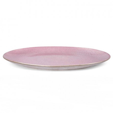 Bitz Bitz Gastro grey / light pink Platte oval 45x34 cm Битц Гастро серый/светло-розовый Овальная тарелка 45x34 см