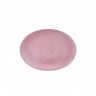 Bitz Bitz Gastro grey / light pink Platte oval 45x34 cm Битц Гастро серый/светло-розовый Овальная тарелка 45x34 см