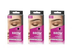 Schwarzkopf Brow Tint Permanent Black 3st, Краска для бровей, стойкая, до 10 применений, черная, 3 штуки