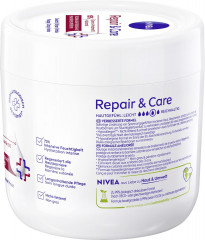 NIVEA Body Repair &amp; Care Creme, 400 ml, Нивеа Крем для тела, 15% глицерин, провитамин B5 и ниацинамид, для очень сухой кожи, 72ч увлажнение, 400 мл
