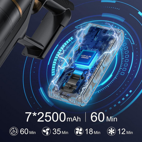 aonus aonus Akku-Hand-und Stielstaubsauger, 500,00 W, Beutellos, 33000Pa 500W Staubsauger Kabellos Starke Saugsleistung, bis zu 60 Min Беспроводной руной пылесос aonus, 500,00 Вт, без мешка, 33000 Па, беспроводной пылесос 500 Вт, сильная мощность всасыва