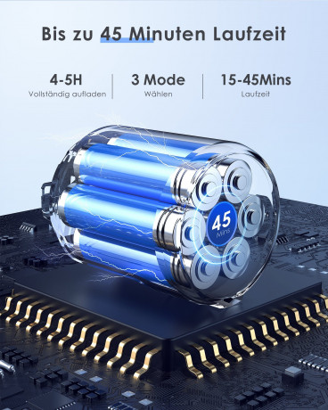 oyajia oyajia Akku-Hand-und Stielstaubsauger 6in1 Kabellos 23Kpa Akkusauger mit Anti-Tangle-Rollenburste, 225,00 W, beutellos, 45 Min. Laufzeit fur Hartboden, Teppich, Tierhaare  Беспроводной ручной и стержневой пылесос oyajia Беспроводной беспроводной пы