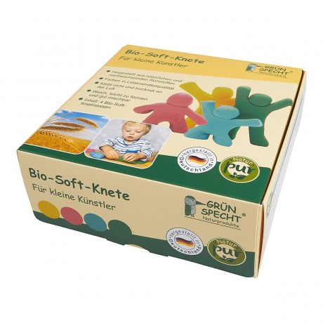 Grunspecht Bio-Soft-Knete 4 Farben Органическая мягкая глина 4 цвета