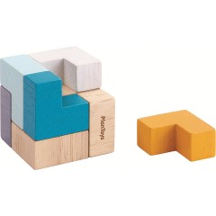 PLANTOYS Plan Toys Holzklotze Wurfel in der Dose Деревянные кубики Plan Toys в жестяной банке