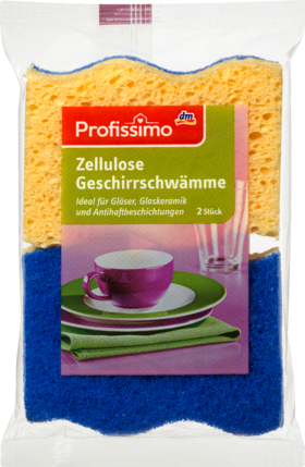 Profissimo целлюлоза  Губки для посуды, 2 шт