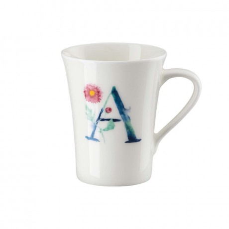 Hutschenreuther Hutschenreuther Flower Alphabet Becher mit Henkel A-Aster 0,40 L Кружка Hutschenreuther Flower Alphabet с ручкой A-Aster 0,40 л
