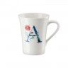 Hutschenreuther Hutschenreuther Flower Alphabet Becher mit Henkel A-Aster 0,40 L Кружка Hutschenreuther Flower Alphabet с ручкой A-Aster 0,40 л