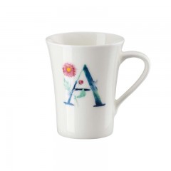 Hutschenreuther Hutschenreuther Flower Alphabet Becher mit Henkel A-Aster 0,40 L Кружка Hutschenreuther Flower Alphabet с ручкой A-Aster 0,40 л