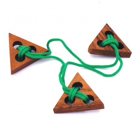 ROMBOL Seilpuzzle-Set mit unterschiedlichen Веревочный пазл с разными