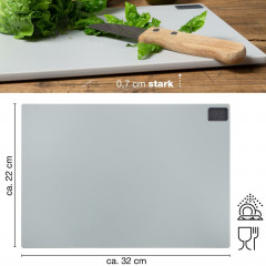 Moritz &amp; Moritz Moritz &amp; Moritz Schneidebrett  Piazza  3-tlg. grau Разделочная доска Moritz &amp;amp; Moritz Piazza, 3 предмета.