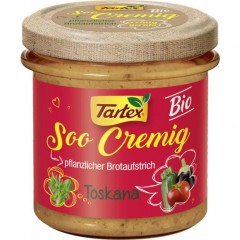 Tartex Bio Soo cremig pflanzlicher Brotaufstrich Toskana 140 г