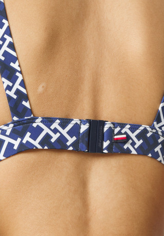 Tommy Hilfiger FIXED Bikini top navy white navy white FIXED Верх бикини темно-белый темно-белый