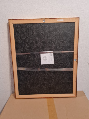 Картина винтажная /  репродукция Paul Simmons "Ступени гавани", в раме, 56 х 46 см, Германия, 1980-90гг.