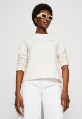 Tommy Hilfiger MINI LOGO Long sleeved top weathered white MINI LOGO Топ с длинными рукавами выветрившийся белый