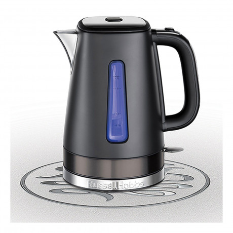 RUSSELL HOBBS RUSSELL HOBBS Wasserkocher 26140-70 Matte Black Edelstahl / matt schwarz Wasserkocher  Чайник RUSSELL HOBBS 26140-70 Matte Black Нержавеющая сталь/матовый черный чайник