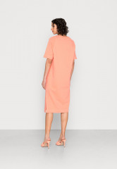 Tommy Hilfiger OPEN MIDI DRESS Day dress coral blossom ПЛАТЬЕ МИДИ OPEN Повседневное платье коралловый цвет