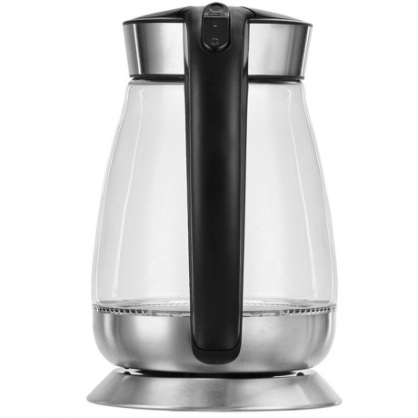 Deuba Deuba Wasserkocher, 1.7 l, 2200 W, LED Kabellos Glas Edelstahl Kuche Teekocher Kalkfilter BPA Frei  Чайник Deuba, 1,7 л, 2200 Вт, светодиодный, беспроводной, стекло, кухонный чайник из нержавеющей стали, фильтр от накипи, без BPA