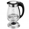 Deuba Deuba Wasserkocher, 1.7 l, 2200 W, LED Kabellos Glas Edelstahl Kuche Teekocher Kalkfilter BPA Frei  Чайник Deuba, 1,7 л, 2200 Вт, светодиодный, беспроводной, стекло, кухонный чайник из нержавеющей стали, фильтр от накипи, без BPA